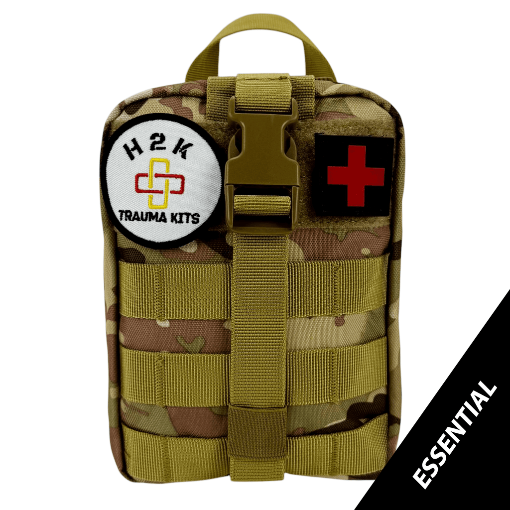 H2K ESSENTIAL TRAUMA KIT MULTICAM FRONT VIEW