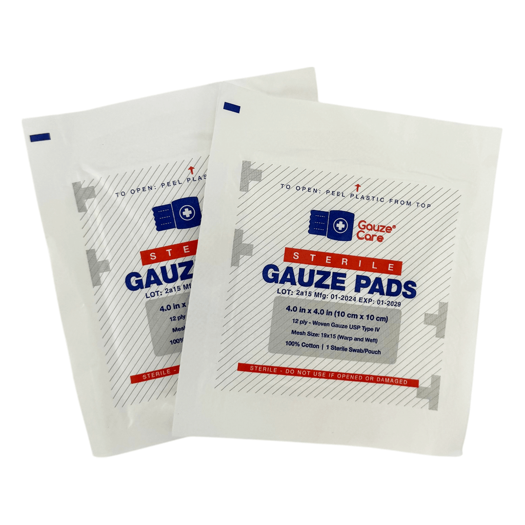 2 4 INCH TERIL GAUZE PADS FOR BLEEDING. STOP THE BLEED, HEMORHAGE CONTROL.