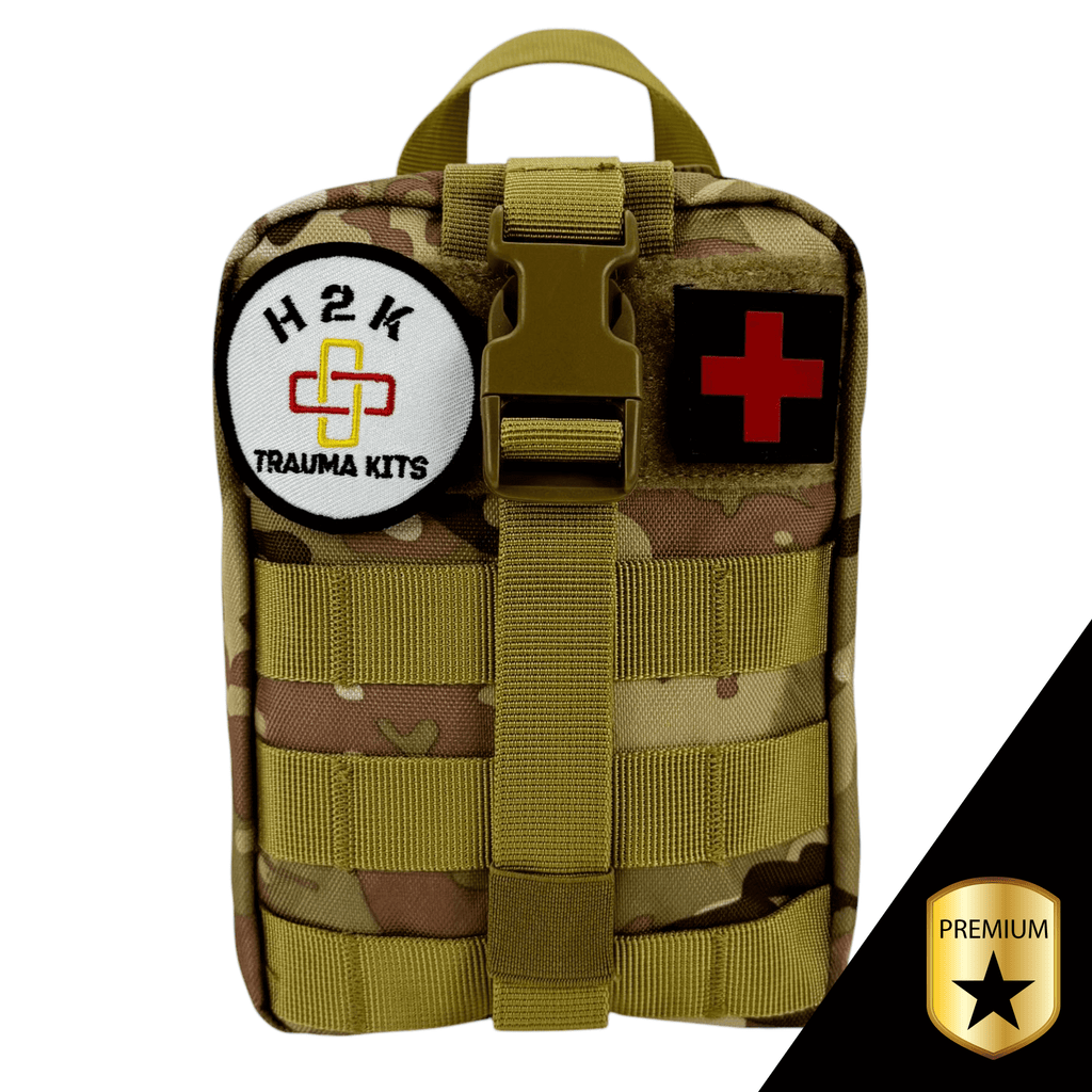 H2K PREMIUM TRAUMA KIT MULTICAM FRONT VIEW