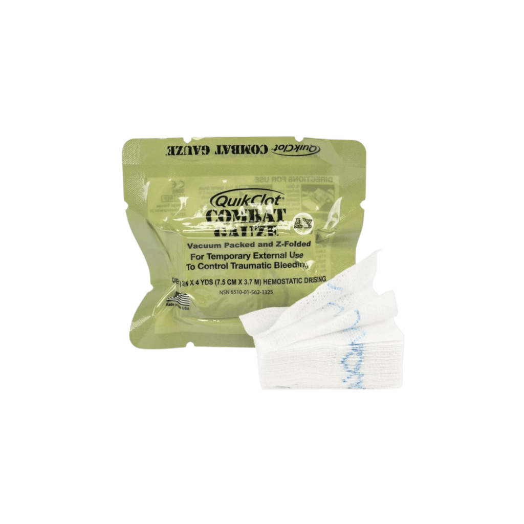 QUIKCLOT COMBAT GAUZE BLEEDING CONTROL HEMOSTATIC WOUND PACKING GAUZE WOUND CARE DRESSING FOR PENETRATING 